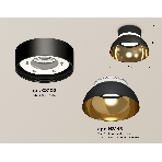 Светильник Ambrella Light XS8102036 SBK/PYG/CL черный песок/золото желтое полированное/прозрачный GX53 (C8102, N8145), фото 1