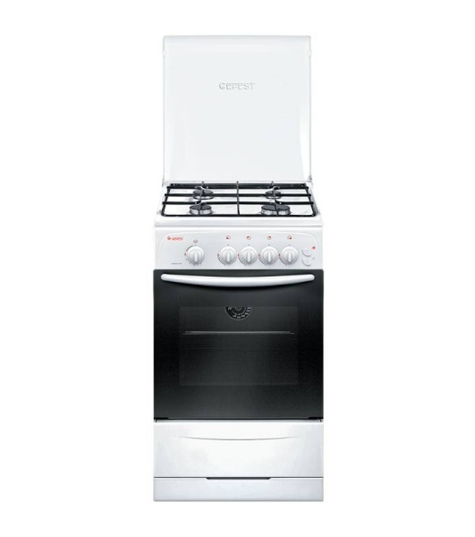 Плита газовая Gefest ПГ 3200-06 белый, конфорок 4 шт, духовка 42 л, 50 см x 85 см x 57 см