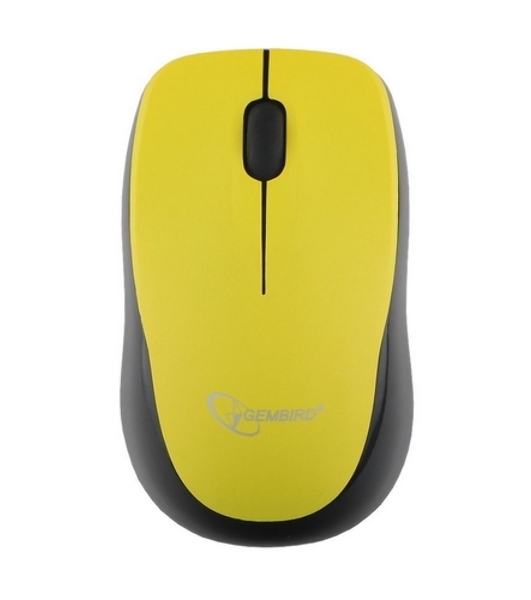 Мышь беспроводная Gembird MUSW-360-LM желтый, 1000 dpi, радиоканал, USB, кнопки - 3