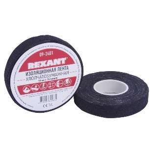 Изолента ХБ Rexant 18 х 0,35 мм, (ролик 15 м)