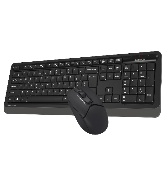 Комплект клавиатура+мышь A4Tech FStyler FG1012 беспроводной, USB, 1200 DPI, черный