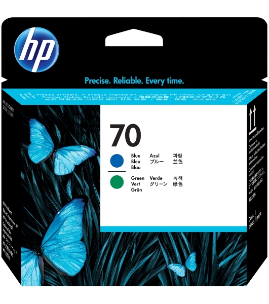 Печатающая головка HP C9408A cyan/green DJ Z2100/Z3100 PS Pro B9100