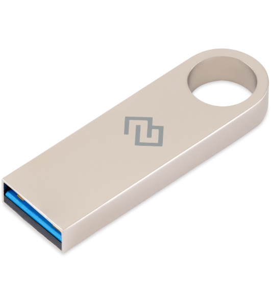 Флешка USB Digma DRIVE3 (DGFUL064A30SR), 64Gb, USB 3.0, R/W 70/30, серебристый
