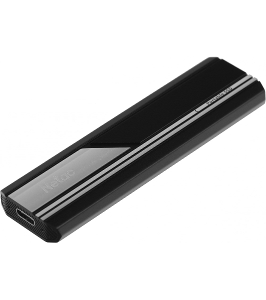 Внешний SSD Netac ZX10, 2TB, USB 3.2 Gen 2 Type-C, R/W 1050/1050, черный