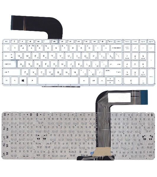 Клавиатура для ноутбука HP Pavilion 15-P 17-F белый
