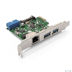 Контроллер ExeGate EX290278RUS EXE-362 PCI-E 2.0, 2*USB 3.0 ext + 1*USB 3.0 int + LAN UTP 1000Mbps, разъем доп.питания (OEM), фото9