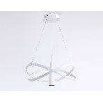 Подвесной светодиодный светильник Ambrella light FL5367/2+1 WH белый 47W 3000K-6400K D480*1200 (ПДУ ИК), фото 1