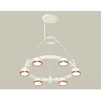 Светильник Ambrella light XR92031103/6 SWH/PPG белый песок/золото розовое полированное GX53 (A9203, C9231, N8126), фото3