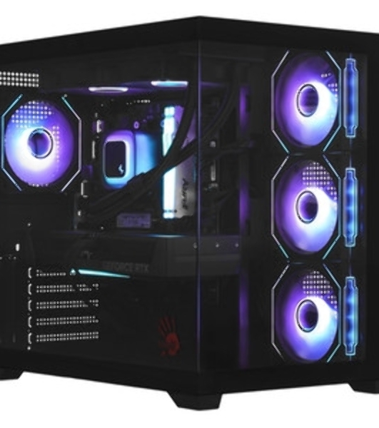 Компьютер Bloody BD-PC RAB84V2 TWR Ryzen 7 7700 (3.8) 32Gb SSD 1Tb RTX 5070 12Gb Win 11H 64 2.5xGbitEth 650W черный (RUS) (2142128)