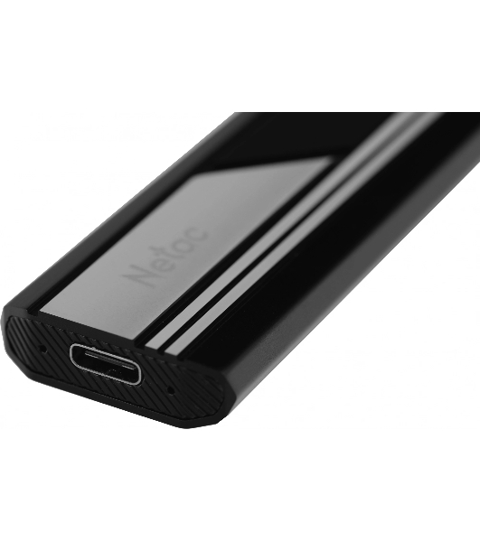 Внешний SSD Netac ZX10, 2TB, USB 3.2 Gen 2 Type-C, R/W 1050/1050, черный