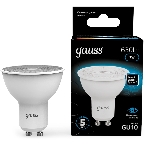 Лампа светодиодная Gauss 101506307 7Вт цок.: GU10 рефлек. 150B св. свеч. бел. хол. MR16 (упак.: 10 шт), фото6