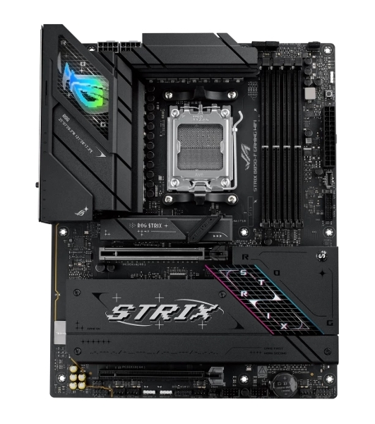 Материнская плата ASUS ROG STRIX B850-F GAMING WIFI, AM5, AMD B850, 4xDDR5, 2xSATA, 4xM.2, 1xPCIe 5.0 x16, 1xPCIe 4.0 x16, 1xPCIe x4, 1xDP, 1xHDMI, 1x2.5Gb LAN, 1xUSB-C 20Gbps, 1xUSB-C 10Gbps, 3xUSB-A 10Gbps, 4xUSB 5Gbps, 4xUSB 2.0, 3x3.5 мм, 7.1, ATX