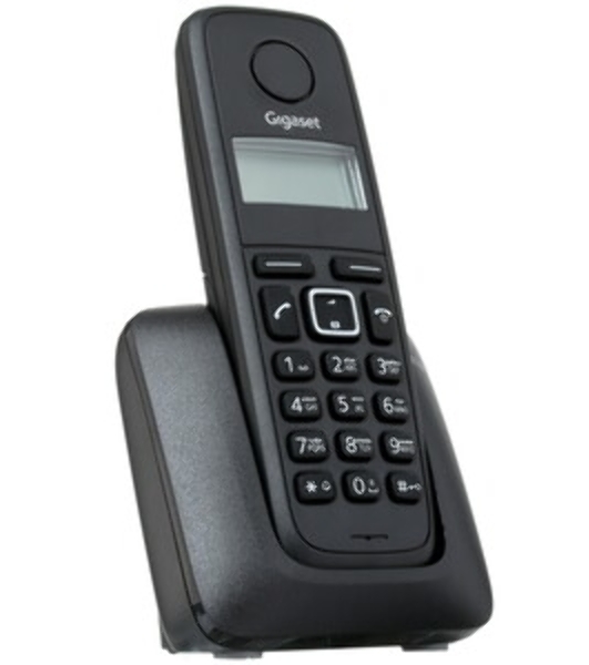 Радиотелефон Dect Gigaset A116 черный АОН