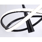 Подвесной светодиодный светильник Ambrella light FL5368/2+1 BK черный 47W 3000K-6400K D480*1200 (ПДУ ИК), фото6