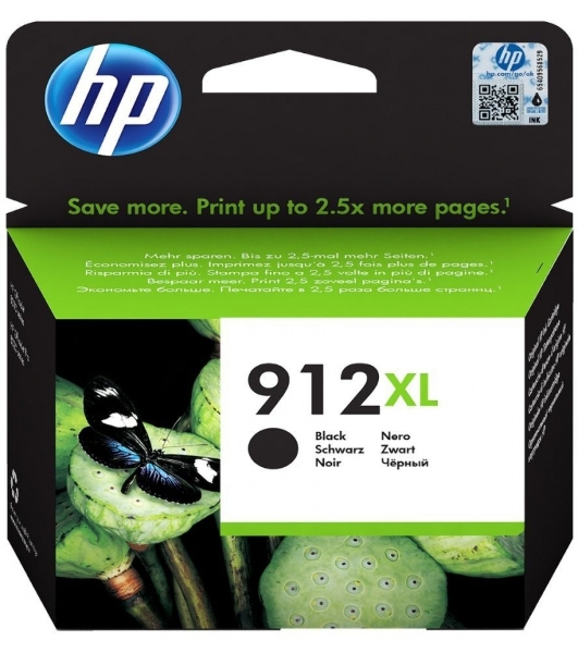 Картридж струйный HP 912 3YL84AE черный (825стр.) для HP OfficeJet 801x/802x
