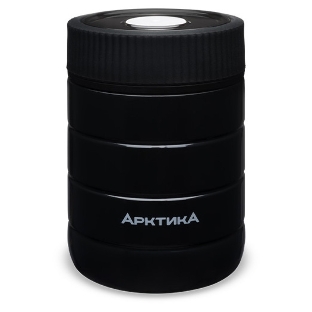 Термос для еды Арктика 307-480 0.48 л. черный картонная коробка (307-480/BLA)