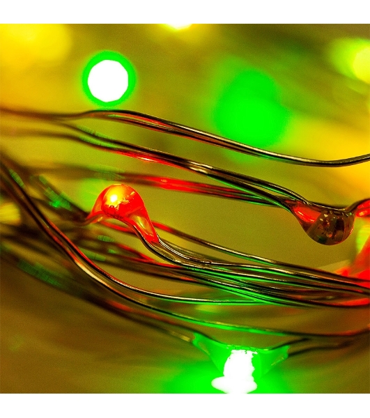 Гирлянда Роса с трансформатором 50 м, 500 LED, цвет свечения мультиколор Neon-night