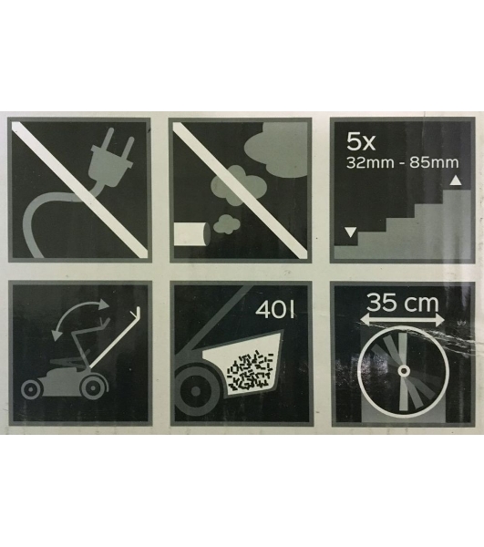 Газонокосилка аккумуляторная Greenworks 2501907UA, 40 В, 2 Ач