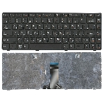 Клавиатура для ноутбука Lenovo G480 черная с черной рамкой, фото4