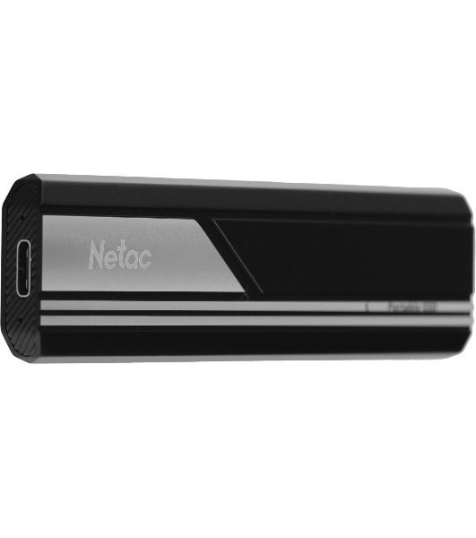 Внешний SSD Netac ZX10, 2TB, USB 3.2 Gen 2 Type-C, R/W 1050/1050, черный