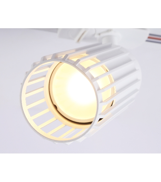 Трековый однофазный светильник Ambrella light GL5157 WH белый GU10 D60*120