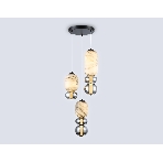 Подвесной светодиодный светильник Ambrella light LH11036/3 BK/MG/SM черный/мраморно-серый/дымчатый 40W 3000K D410*2050, фото7