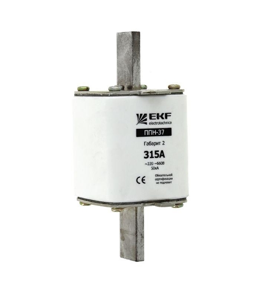 Вставка плавкая ППН-37 250А габарит 2 EKF fus-37/400/250