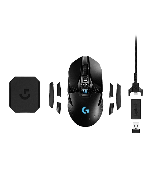 Мышь беспроводная Logitech G903 LIGHTSPEED черный, 25600 dpi, радиоканал, USB, кнопки - 11