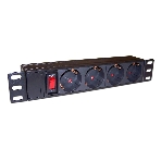 Блок розеток 10' 4 шт., 10A 250V, без шнура питания, фото4