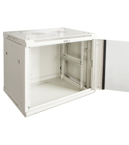 Шкаф настенный 2, 18U 600x450, стеклянная дверь