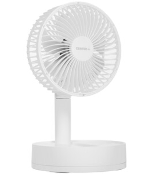 Вентилятор Centek CT-5043 белый, настольный, 8.5 Вт, 4 скорости, 15 см