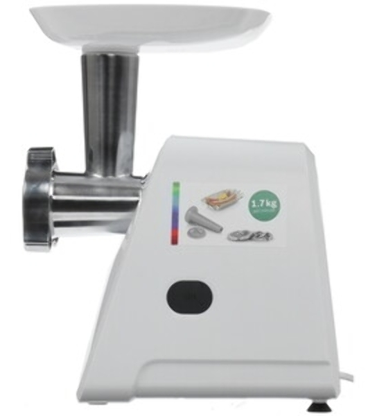 Мясорубка электрическая Bosch MFW2510W белый, 1500 Вт, 1.7 кг/мин, защита от перегрузки, насадки - 3