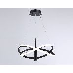 Подвесной светодиодный светильник Ambrella light FL5368/2+1 BK черный 47W 3000K-6400K D480*1200 (ПДУ ИК), фото4