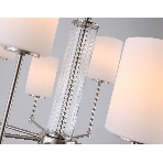 Люстра Ambrella light LH56213/8 SN/FR никель/белый матовый E27/8 max 60W D700*600, фото5