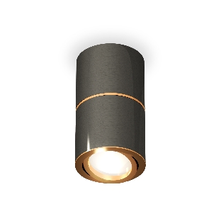 Светильник Ambrella Light XS7403080 DCH/PYG черный хром/золото желтое полированное MR16 GU5.3 (C7403, A2072, C7403, N7004)