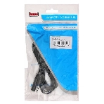 Кабель-удлинитель аудио Buro Jack 3.5 (m)/Jack 3.5 (f) 2м. черный, фото 1