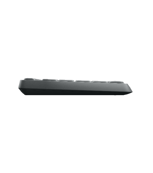 Комплект клавиатура+мышь Logitech MK235 беспроводной, USB, 1000 DPI, серый (заводская гравировка)
