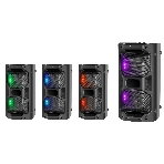 Портативная акустика Defender Rage 50 Вт Light/BT/FM/USB/LED/TWS черный, фото4