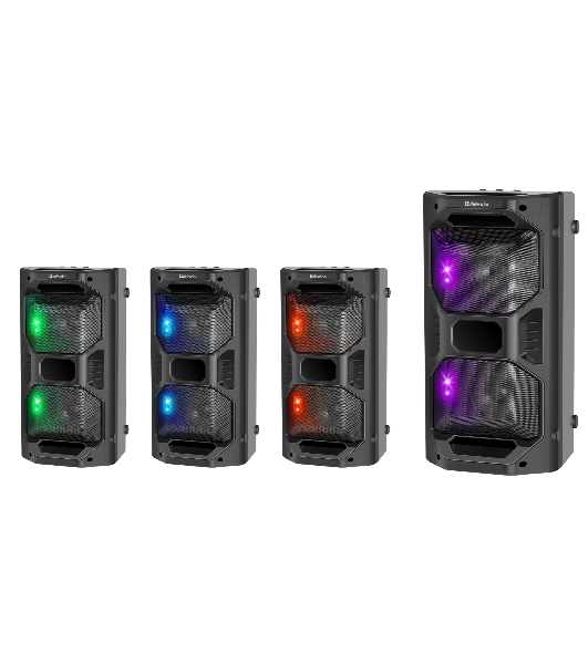 Портативная акустика Defender Rage 50 Вт Light/BT/FM/USB/LED/TWS черный