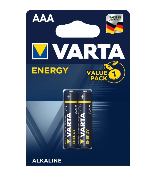 Батарейка Varta ENERGY LR03 AAA BL2 Alkaline 1.5V (4103) (2/20/100) (2 шт.)