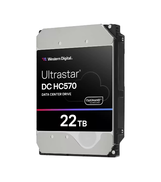 Жесткий диск серверный Western Digital 3.5'; 22Tb Ultrastar DC HC570 (WUH722222ALE6L4) SATA 6Gb/s, 7200rpm, 512MB, 4k/512e, Helium, Bulk