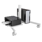 Стол для ноутбука Cactus VM-FDS108 столешница МДФ белый 71x39.2x110см (CS-FDS108WWT), фото14