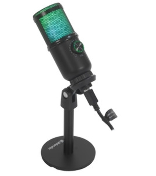Игровой стрим микрофон Defender Glow GMC 400 USB, провод 1.3 м