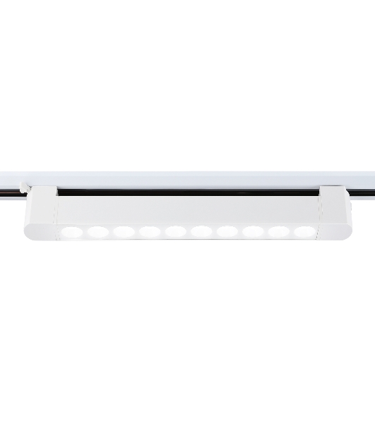 Трековый однофазный светильник Ambrella light GL6706 WH белый IP20 20W 4200K 24° 323*35*57