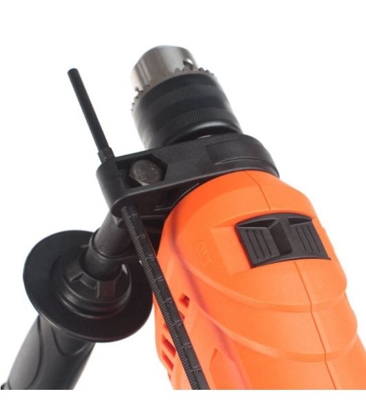 Дрель электрическая ударная PATRIOT FD 750h 120301444 с ударом, мощность 710Вт, макс.диаметр 13мм, глубиномер + дополнительная ручка