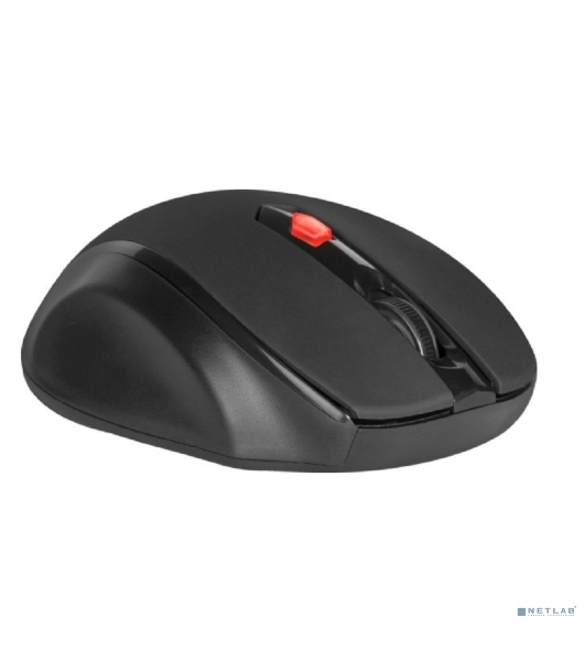 Мышь беспроводная Defender Ultra MM-315 черный, 1600 dpi, радиоканал, USB, кнопки - 6