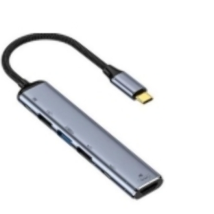 Кабель Type-C на HDMI + USB 3.1 + Type-C + USB 2.0 x2 + PD