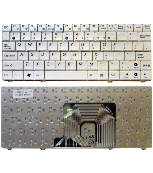 Клавиатура для ноутбука Asus Eee PC 900HA 900SD T91 белый