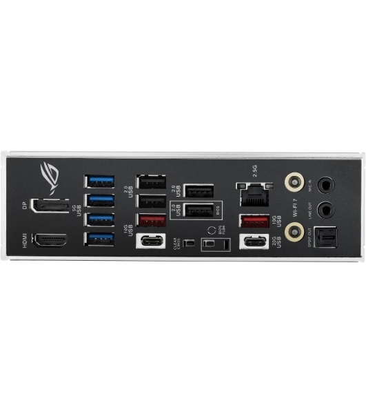 Материнская плата ASUS ROG STRIX B850-F GAMING WIFI, AM5, AMD B850, 4xDDR5, 2xSATA, 4xM.2, 1xPCIe 5.0 x16, 1xPCIe 4.0 x16, 1xPCIe x4, 1xDP, 1xHDMI, 1x2.5Gb LAN, 1xUSB-C 20Gbps, 1xUSB-C 10Gbps, 3xUSB-A 10Gbps, 4xUSB 5Gbps, 4xUSB 2.0, 3x3.5 мм, 7.1, ATX