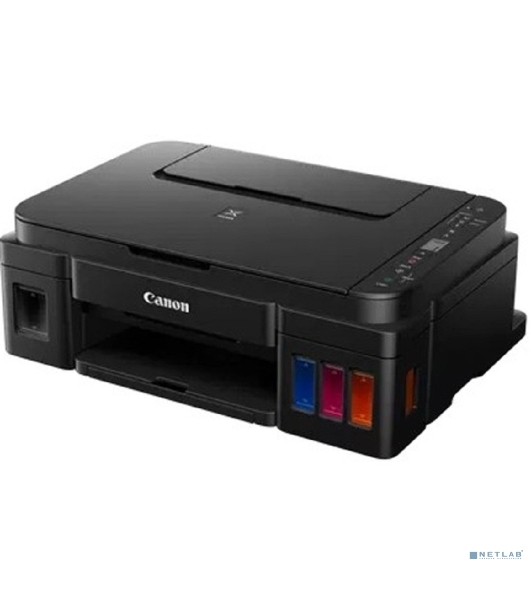 МФУ струйное Canon PIXMA G3416 (2315C052), А4, цветной, печ. 8.8 стр/мин. (ч/б) 5 стр/мин. (цвет), скан. до 3 стр/мин., 4800x1200 dpi (печать) 1200х600 dpi (скан.), USB, Wi-Fi